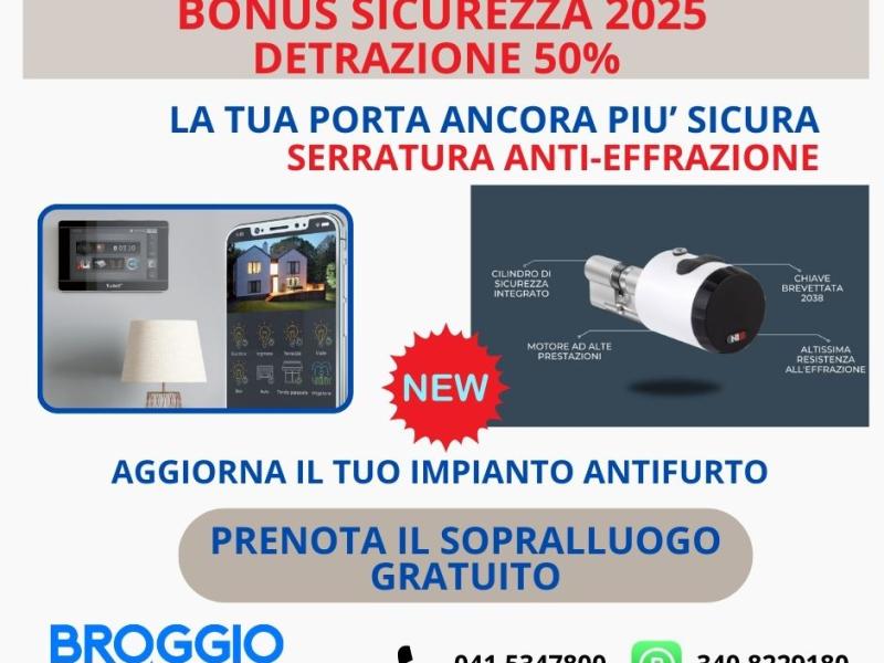 BONUS SICUREZZA 2025 